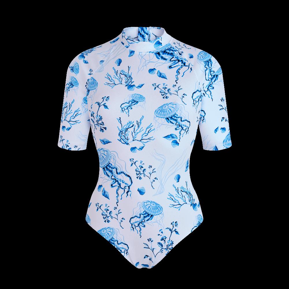 Vilebrequin Maillot De Bain Une Pièce Anti-UV Femme Medusa And Shells