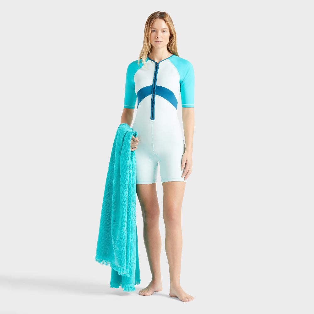 Vilebrequin Maillot De Bain Une-pièce Anti-UV Femme Tricolore