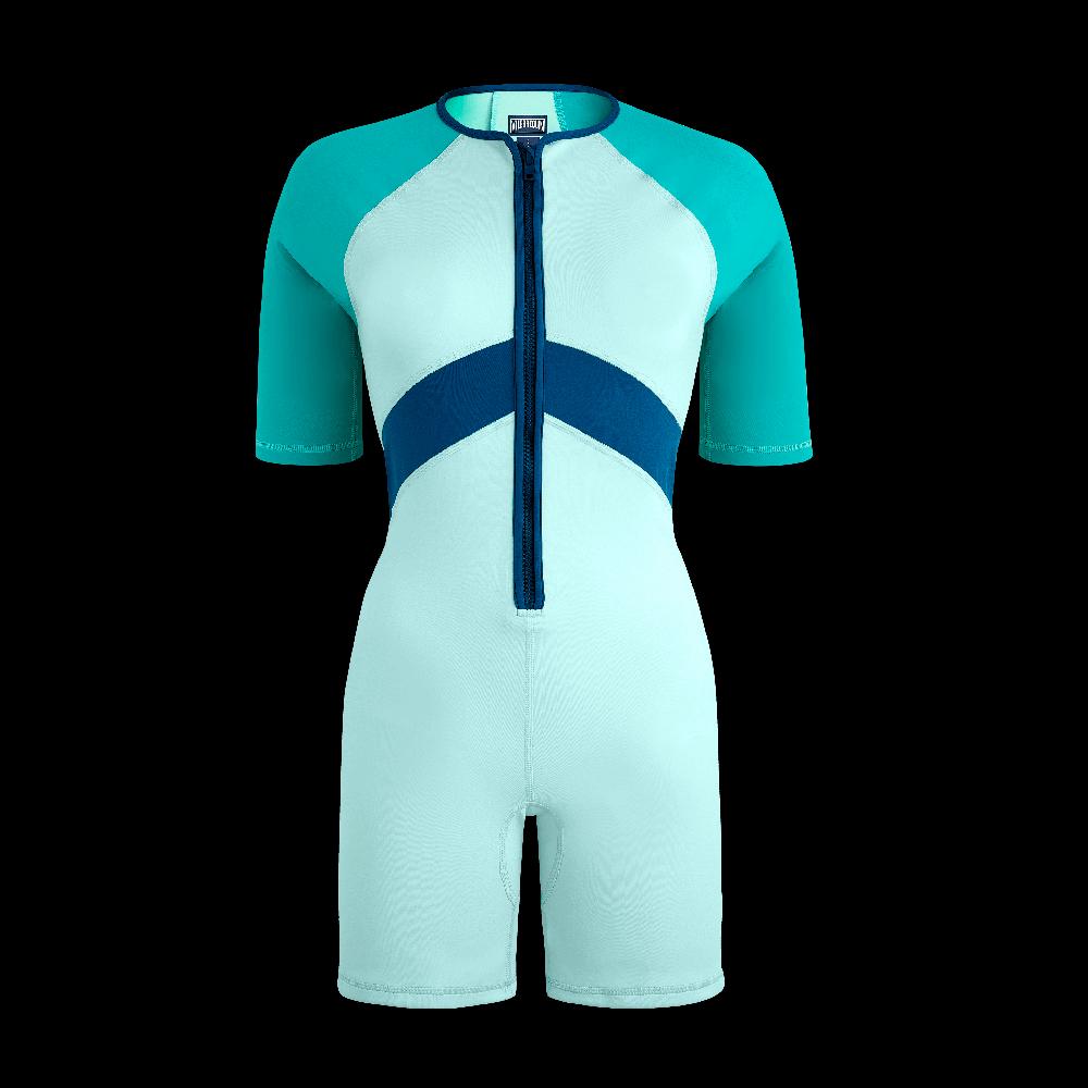 Vilebrequin Maillot De Bain Une-pièce Anti-UV Femme Tricolore