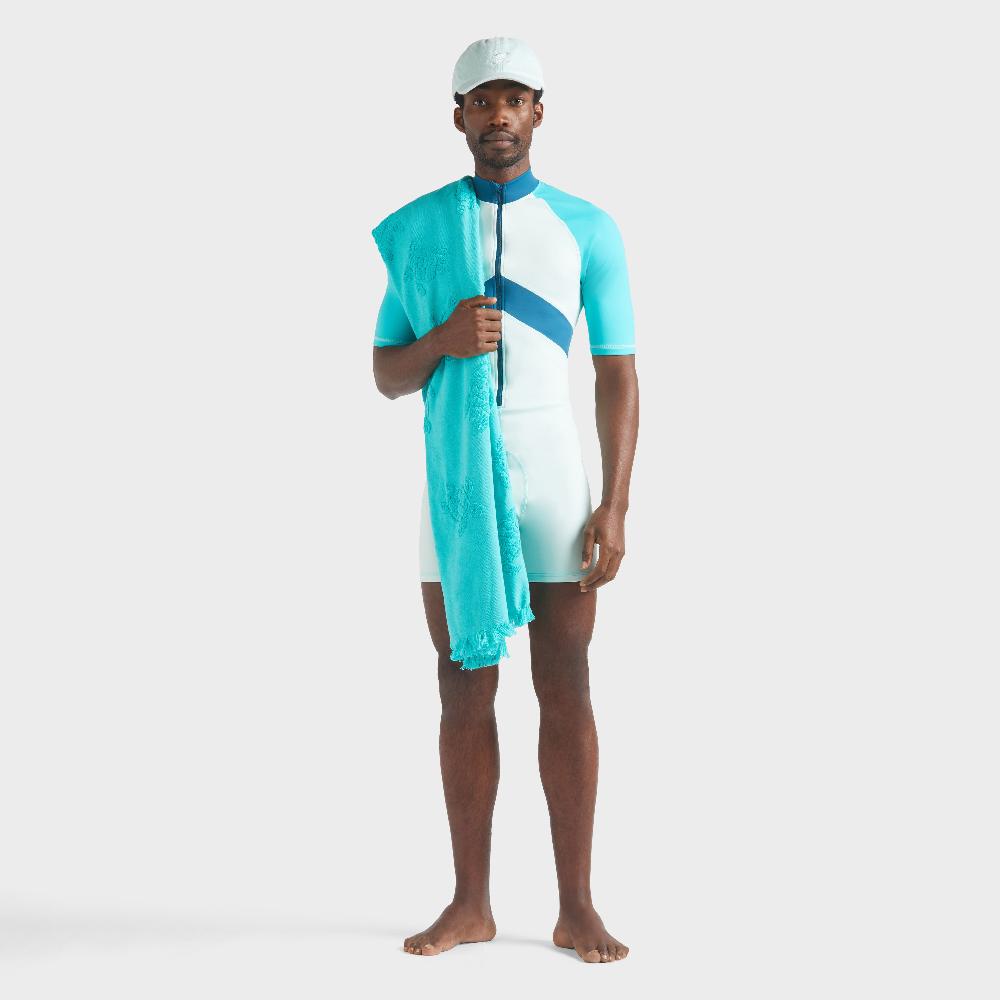 Vilebrequin Maillot De Bain Une Pièce Anti-UV Homme Tricolore