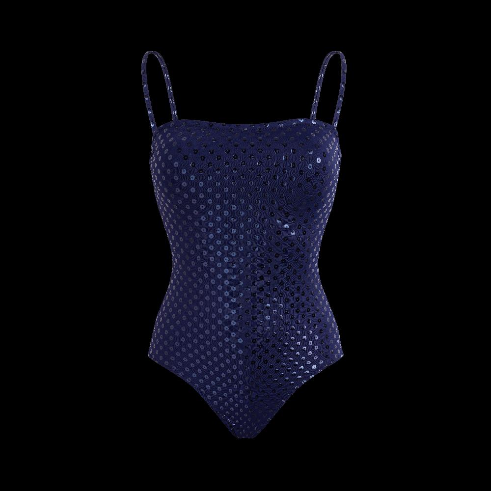 Vilebrequin Maillot De Bain Une Pièce Bustier Femme Sequin En Relief