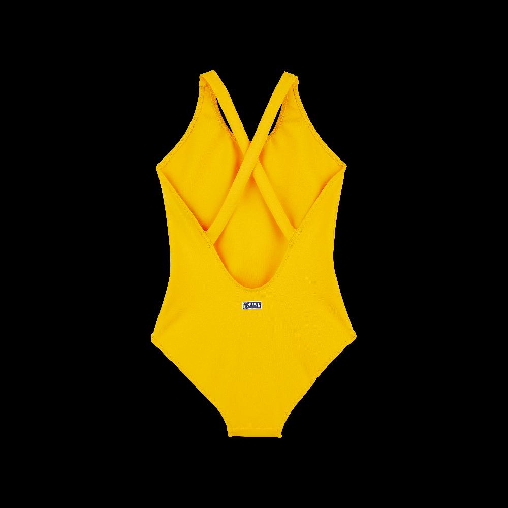 Vilebrequin Maillot De Bain Une Pièce Fille Bretelles Croisées Uni