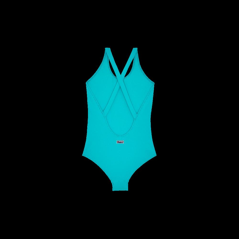 Vilebrequin Maillot De Bain Une Pièce Fille Bretelles Croisées Uni