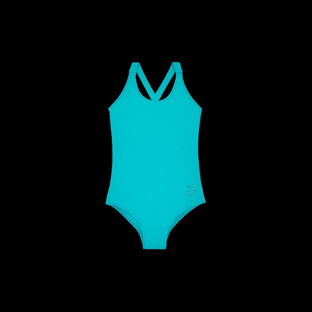 vilebrequin Maillot de bain une pièce fille bretelles croisées uni