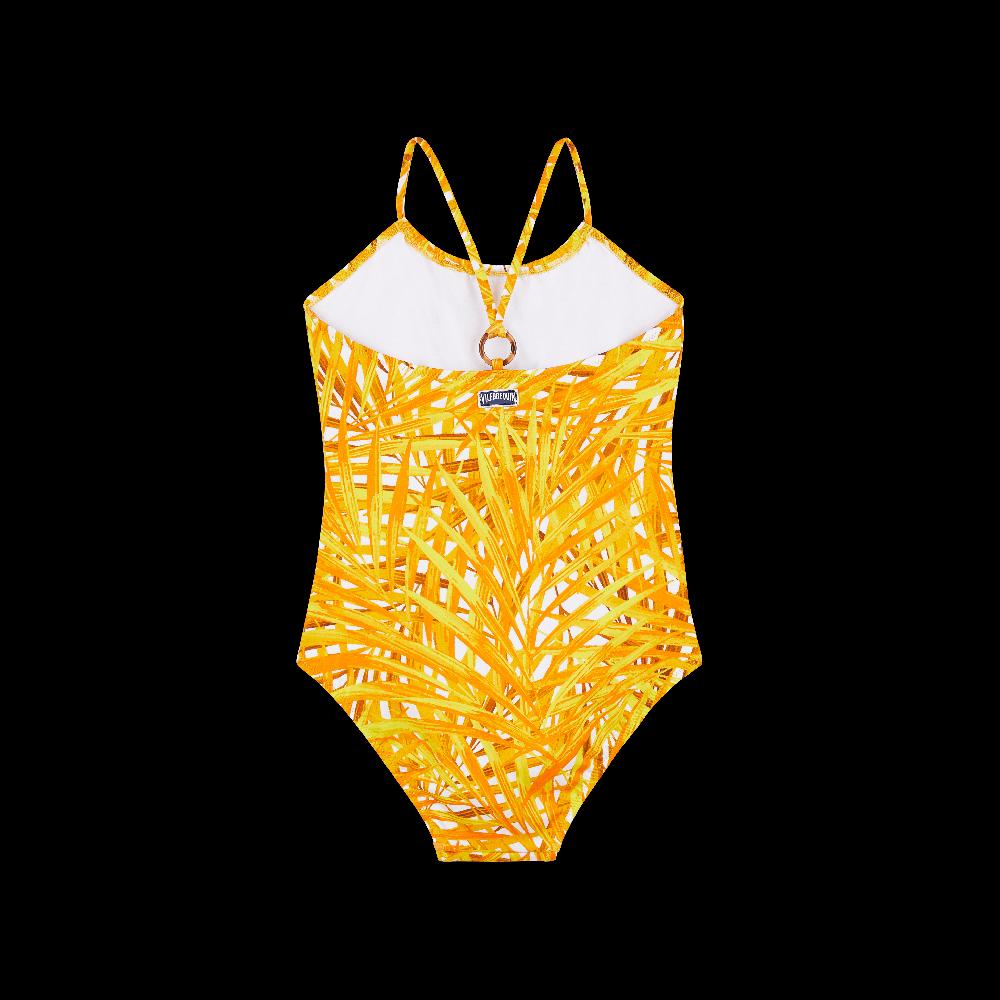 Vilebrequin Maillot De Bain Une Pièce Fille Palm Leaves