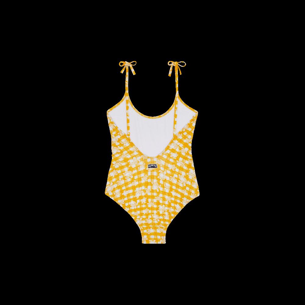 Vilebrequin Maillot De Bain Une Pièce Fille Turtles Vichy