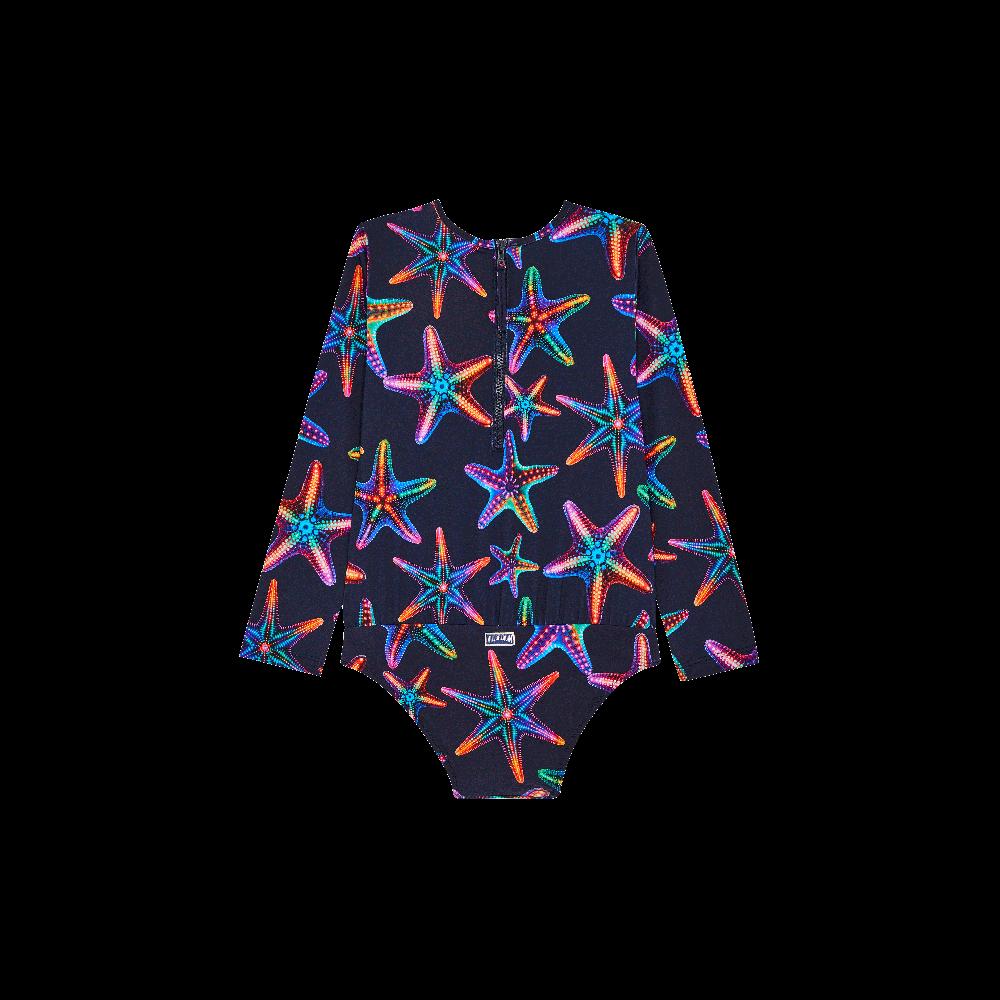 Vilebrequin Maillot De Bain Une Pièce Zippé Anti-UV Fille Disco Stars