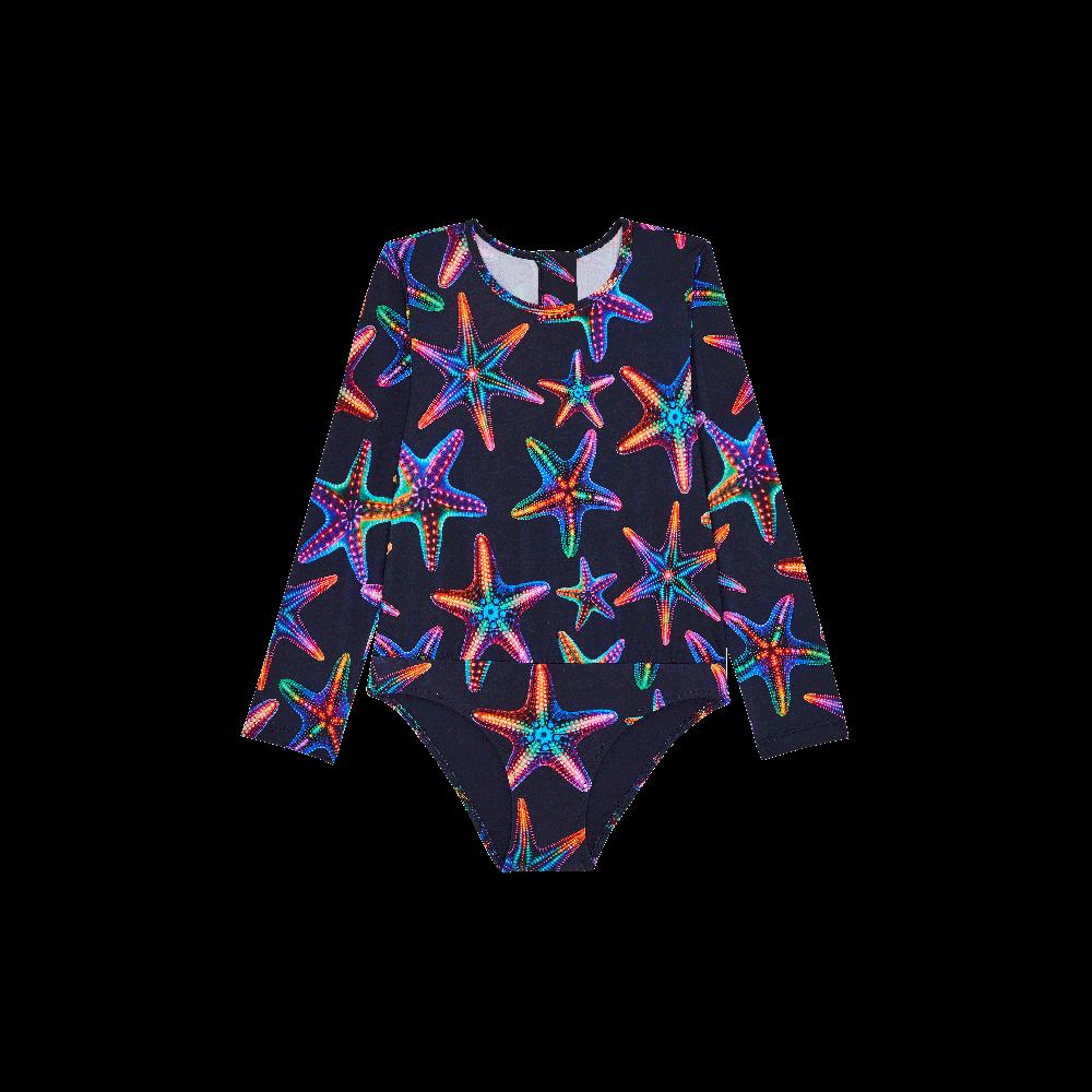 vilebrequin Maillot de bain une pièce zippé anti-UV fille Disco Stars