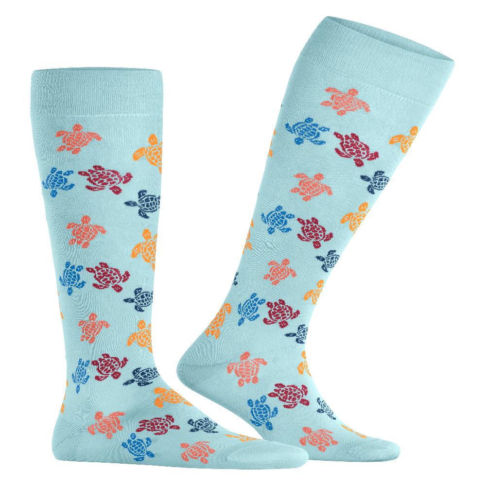 Vilebrequin Mi-bas Homme Rondes Des Tortues Multicolores - Vilebrequin X Falke