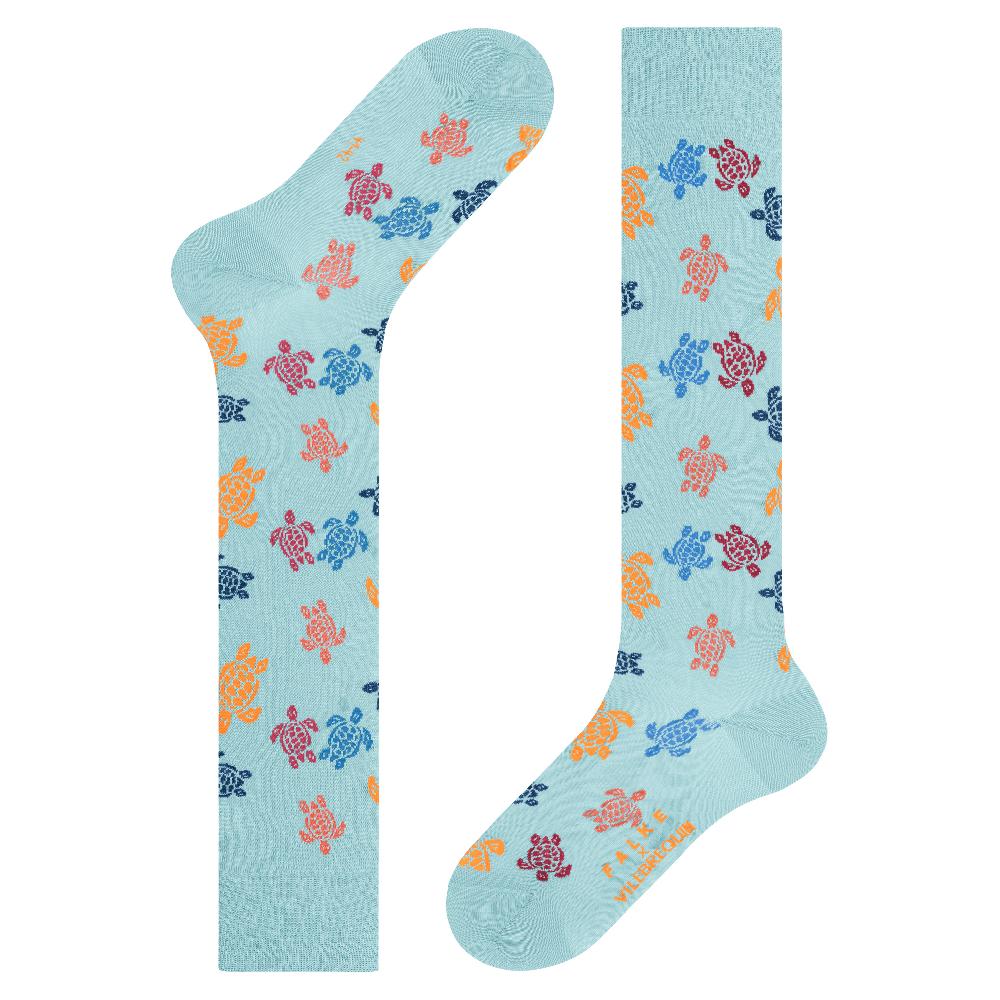 Vilebrequin Mi-bas Homme Rondes Des Tortues Multicolores - Vilebrequin X Falke