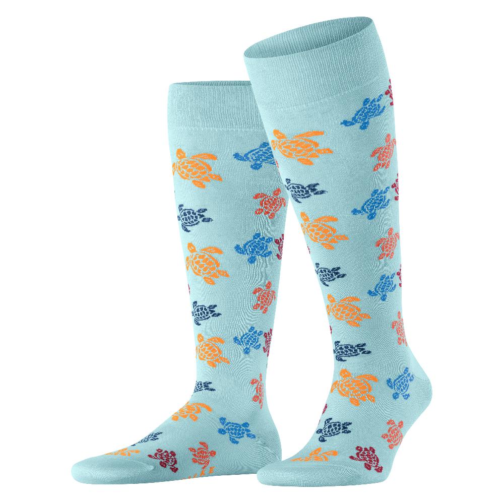 vilebrequin Mi-bas homme Rondes des Tortues Multicolores - Vilebrequin x Falke