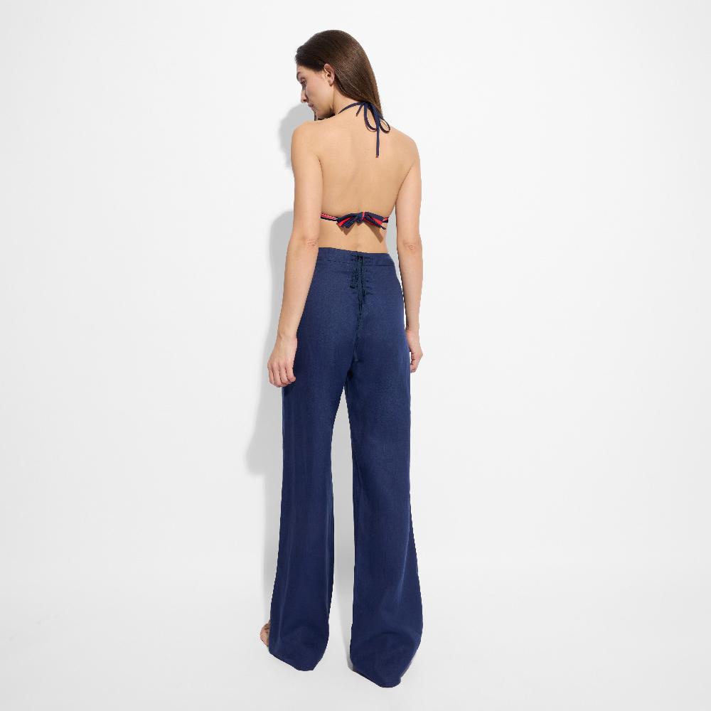 Vilebrequin Pantalon à Pont En Lin Femme - Vilebrequin X Ines De La Fressange