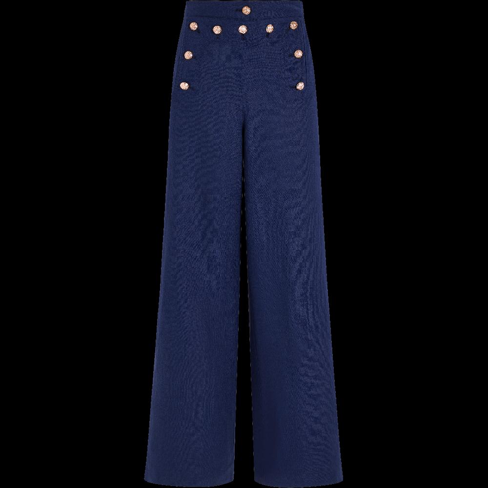 Vilebrequin Pantalon à Pont En Lin Femme - Vilebrequin X Ines De La Fressange