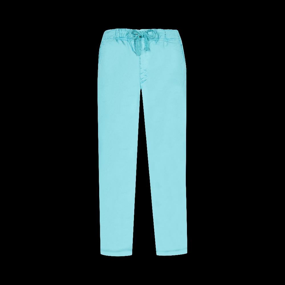 vilebrequin Pantalon chino taille élastique en coton garçon uni