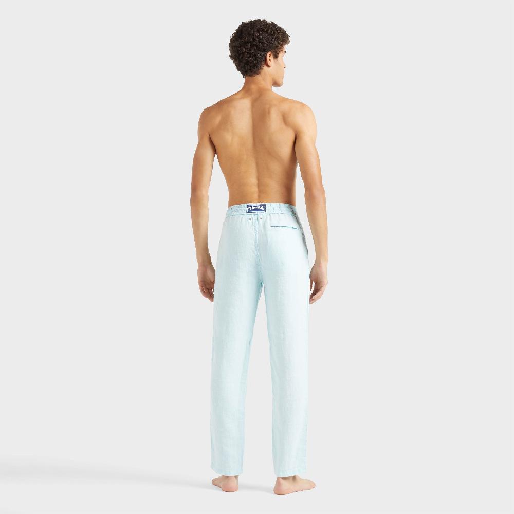 Vilebrequin Pantalon Coupe Regular En Lin Homme Uni