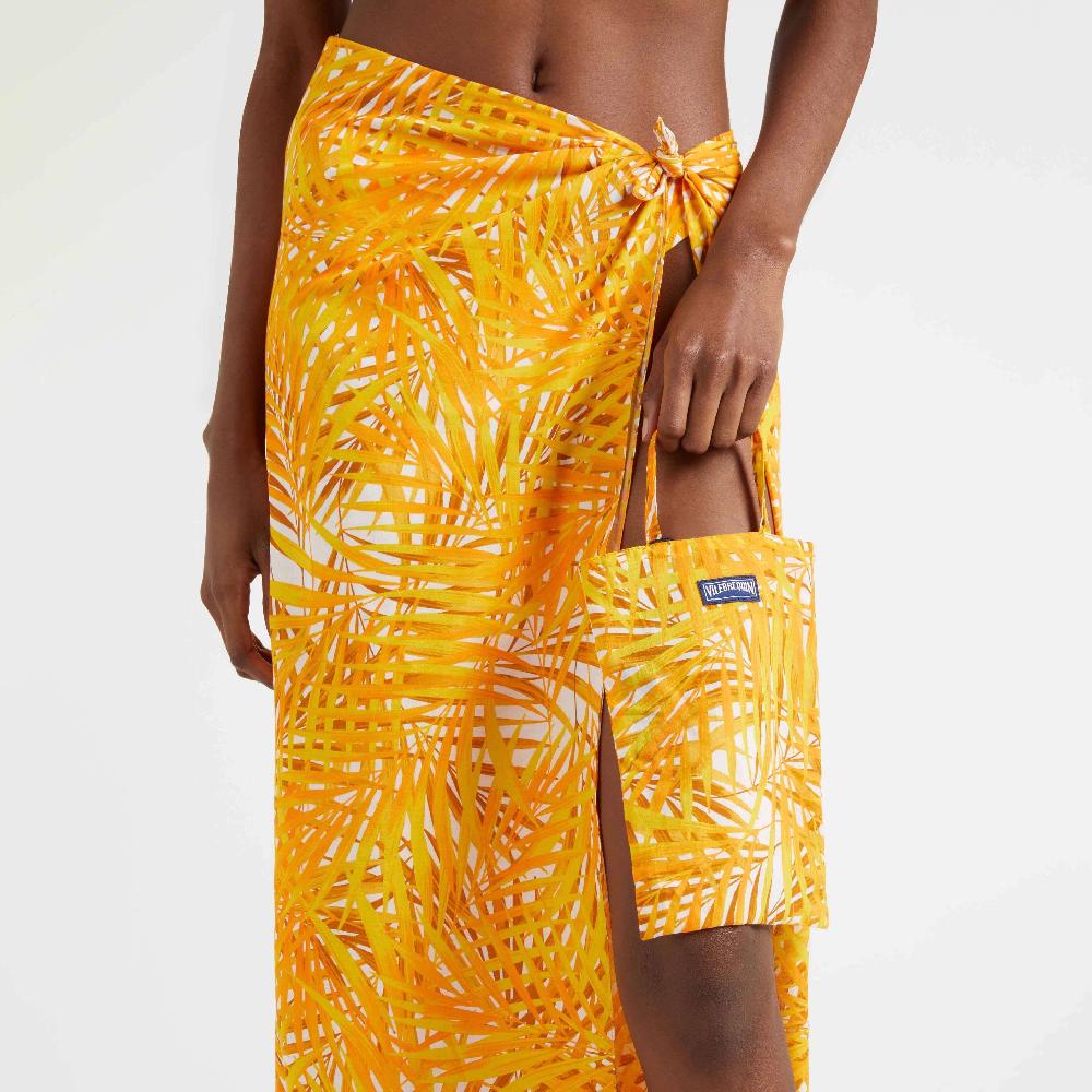 Vilebrequin Paréo En Voile De Coton Femme Palm Leaves