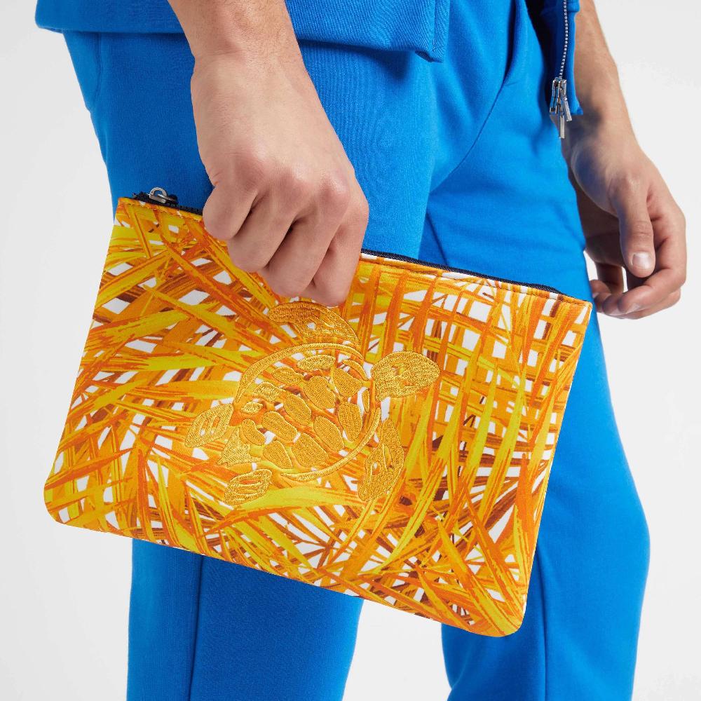 vilebrequin Pochette de plage néoprène unisexe Palm Leaves