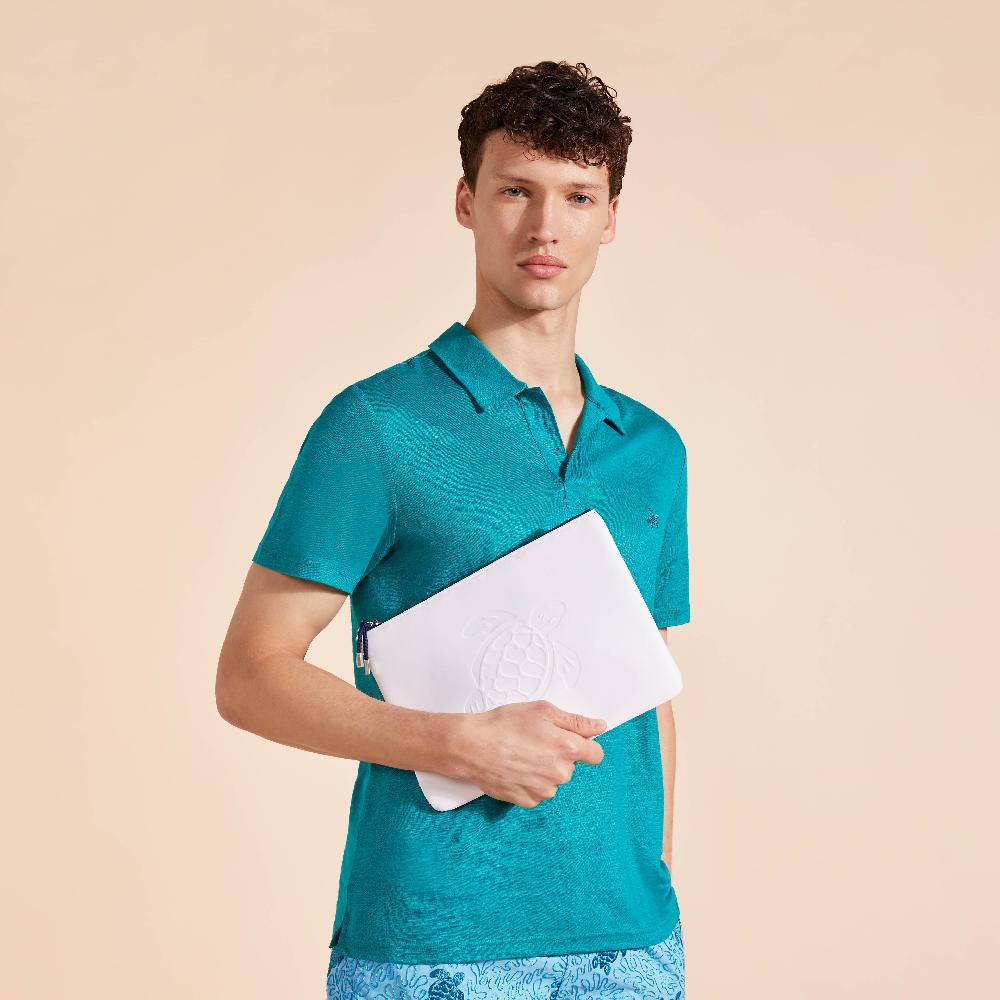 vilebrequin Pochette de plage unie en néoprène Tortue