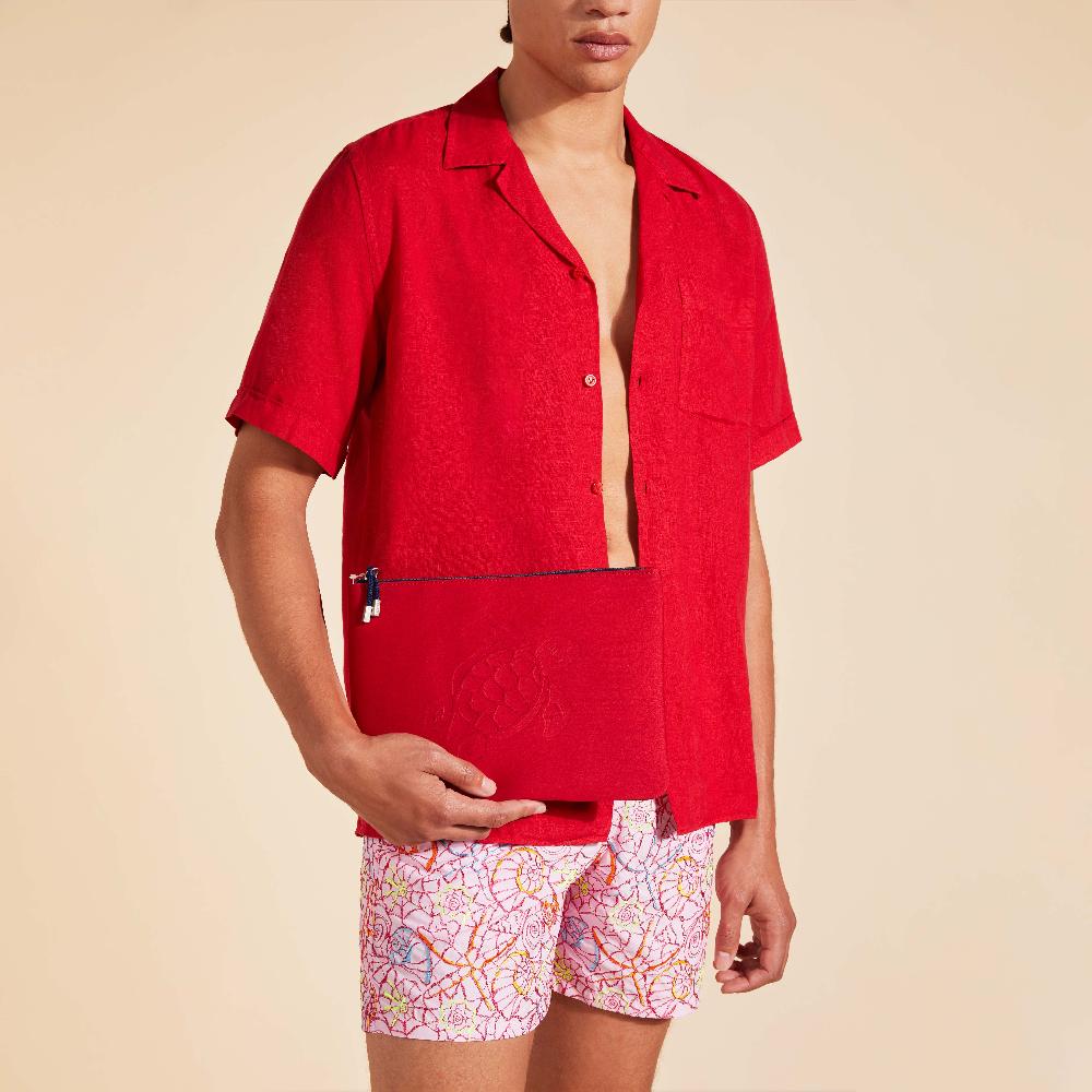 vilebrequin Pochette de plage unie en néoprène Tortue