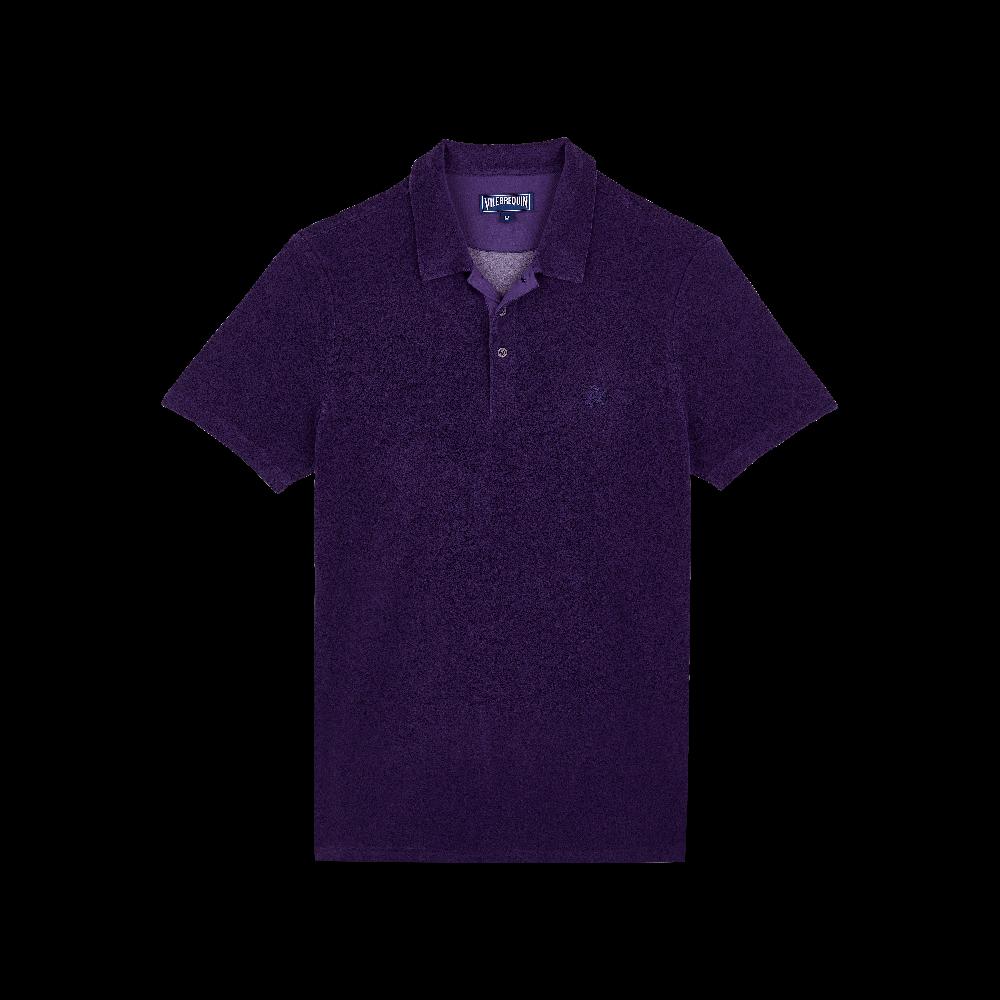 Vilebrequin Polo En Coton éponge Organique Homme Uni