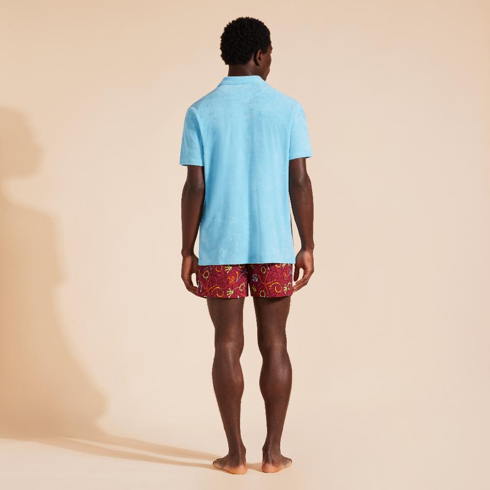 Vilebrequin Polo En Coton éponge Organique Homme Uni