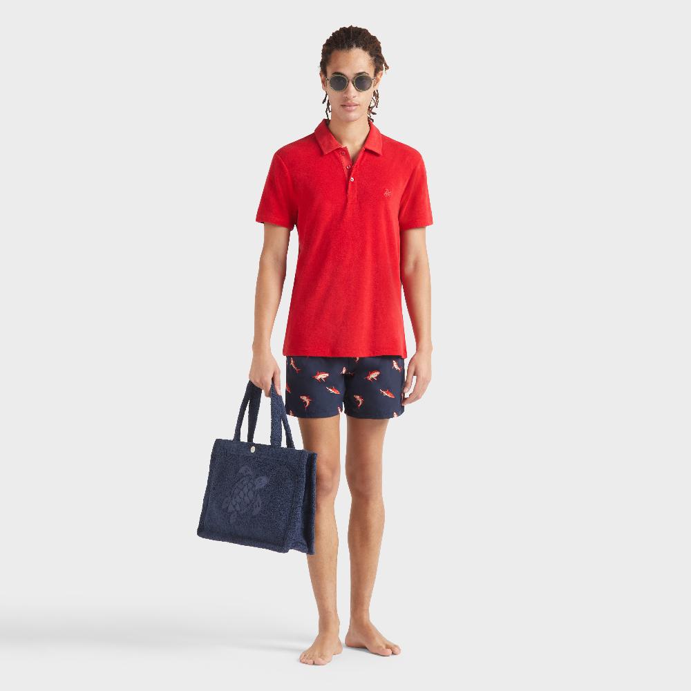 Vilebrequin Polo En Coton éponge Organique Homme Uni