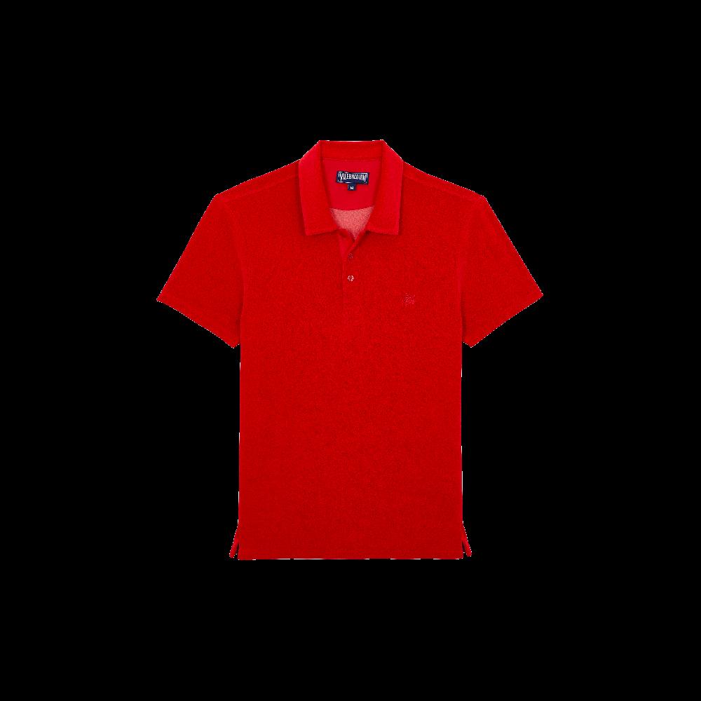 Vilebrequin Polo En Coton éponge Organique Homme Uni