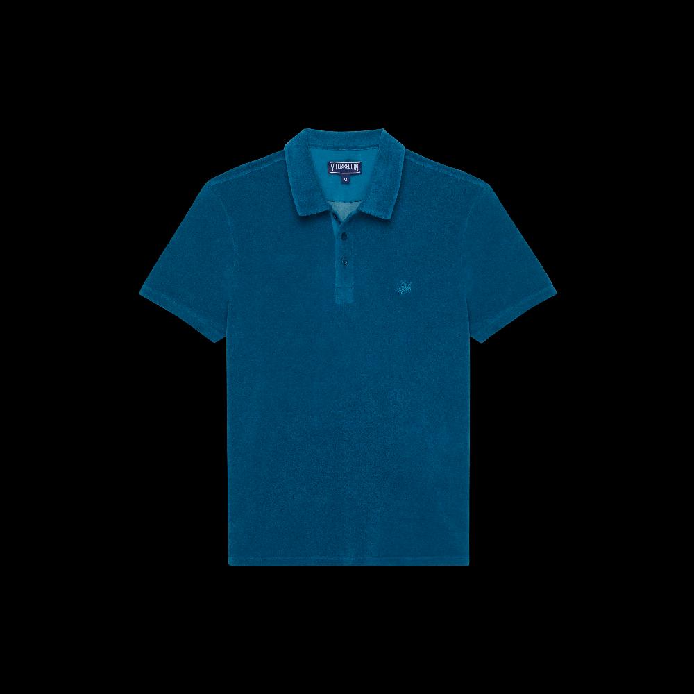 Vilebrequin Polo En Coton éponge Organique Homme Uni
