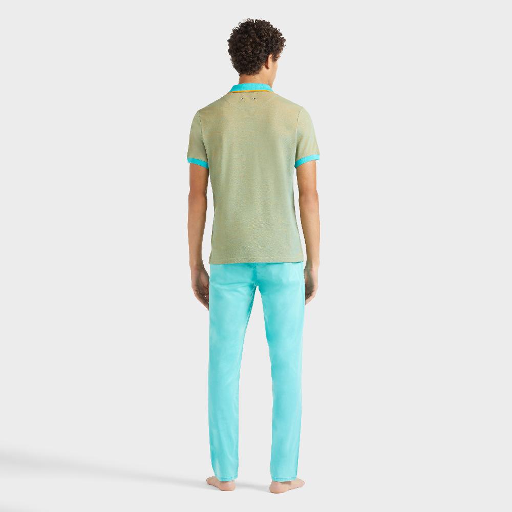 Vilebrequin Polo En Coton Organique Couleur Changeante Homme Uni