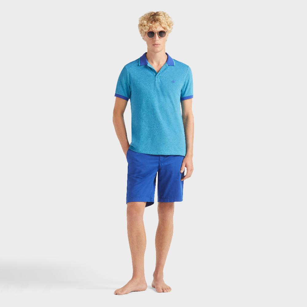 Vilebrequin Polo En Coton Organique Couleur Changeante Homme Uni