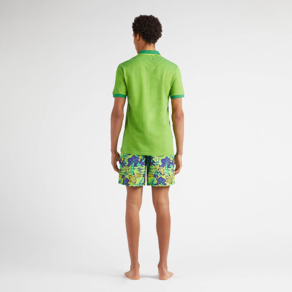 Vilebrequin Polo En Coton Organique Couleur Changeante Homme Uni