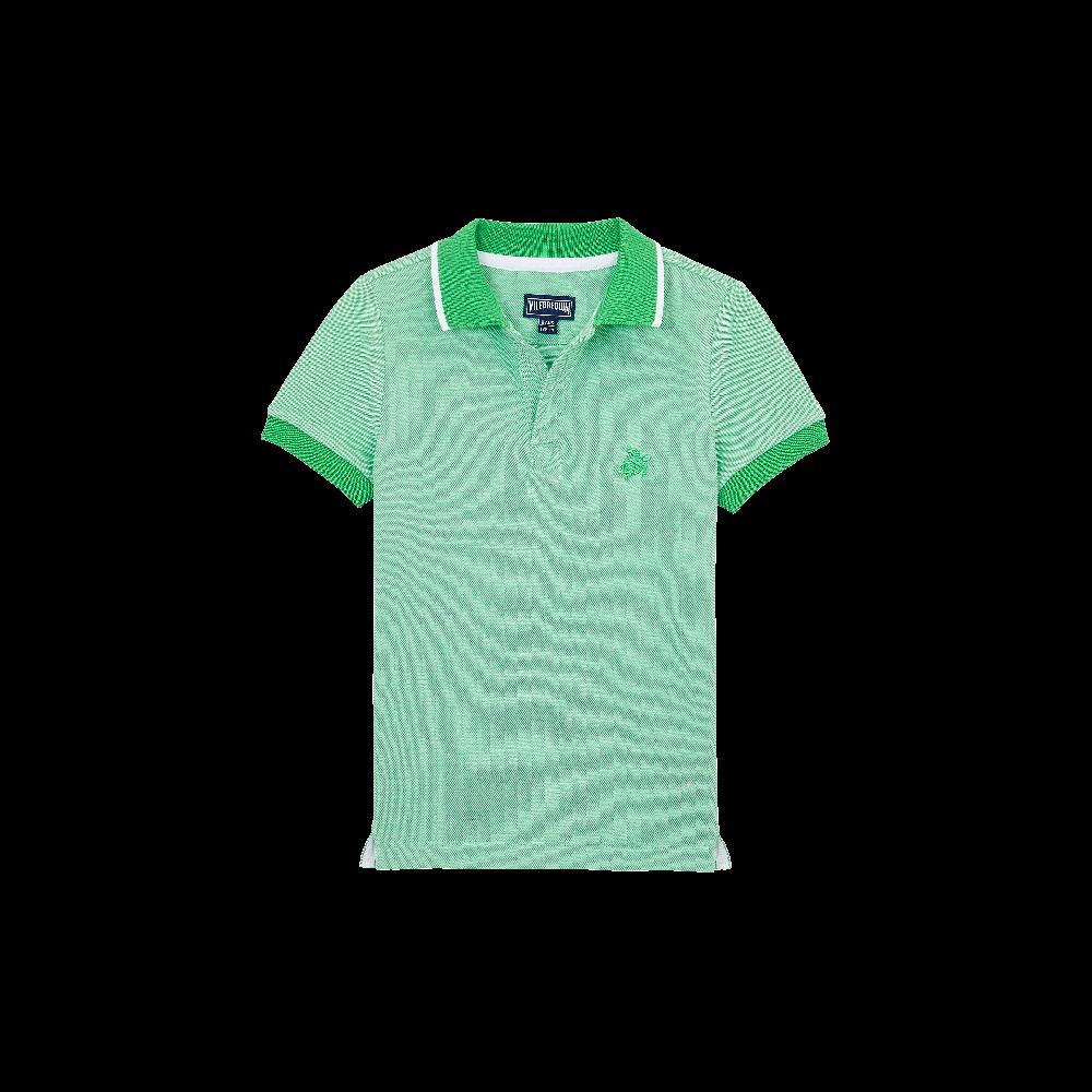 vilebrequin Polo en coton piqué changeant de couleur garçon
