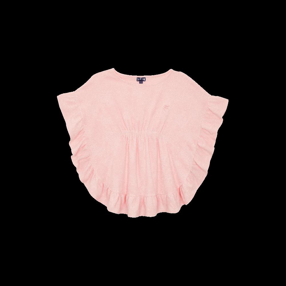 vilebrequin Poncho en éponge fille Turtles Jacquard