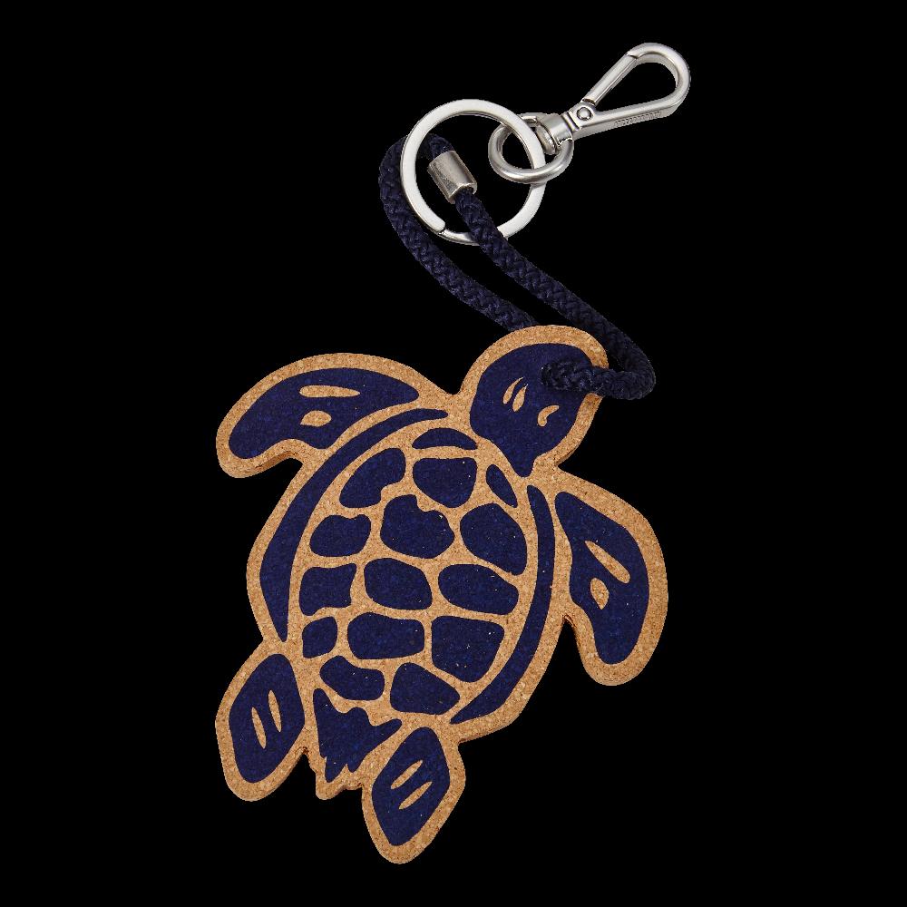 vilebrequin Porte-clés tortue en liège corde marine unisexe