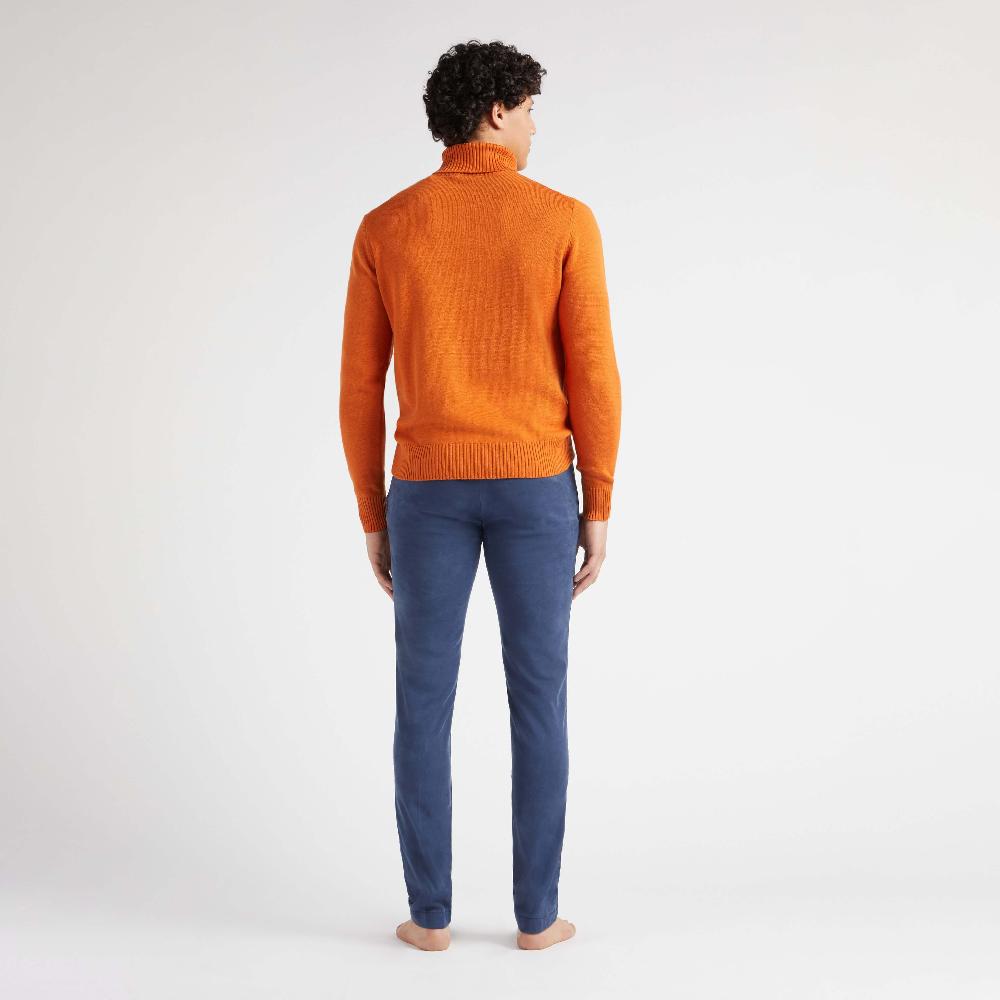 Vilebrequin Pull Col Roulé En Coton Et Cachemire Homme Uni