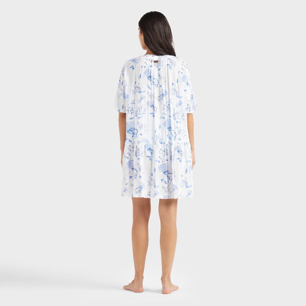 Vilebrequin Robe En Viscose Femme Medusa And Shells
