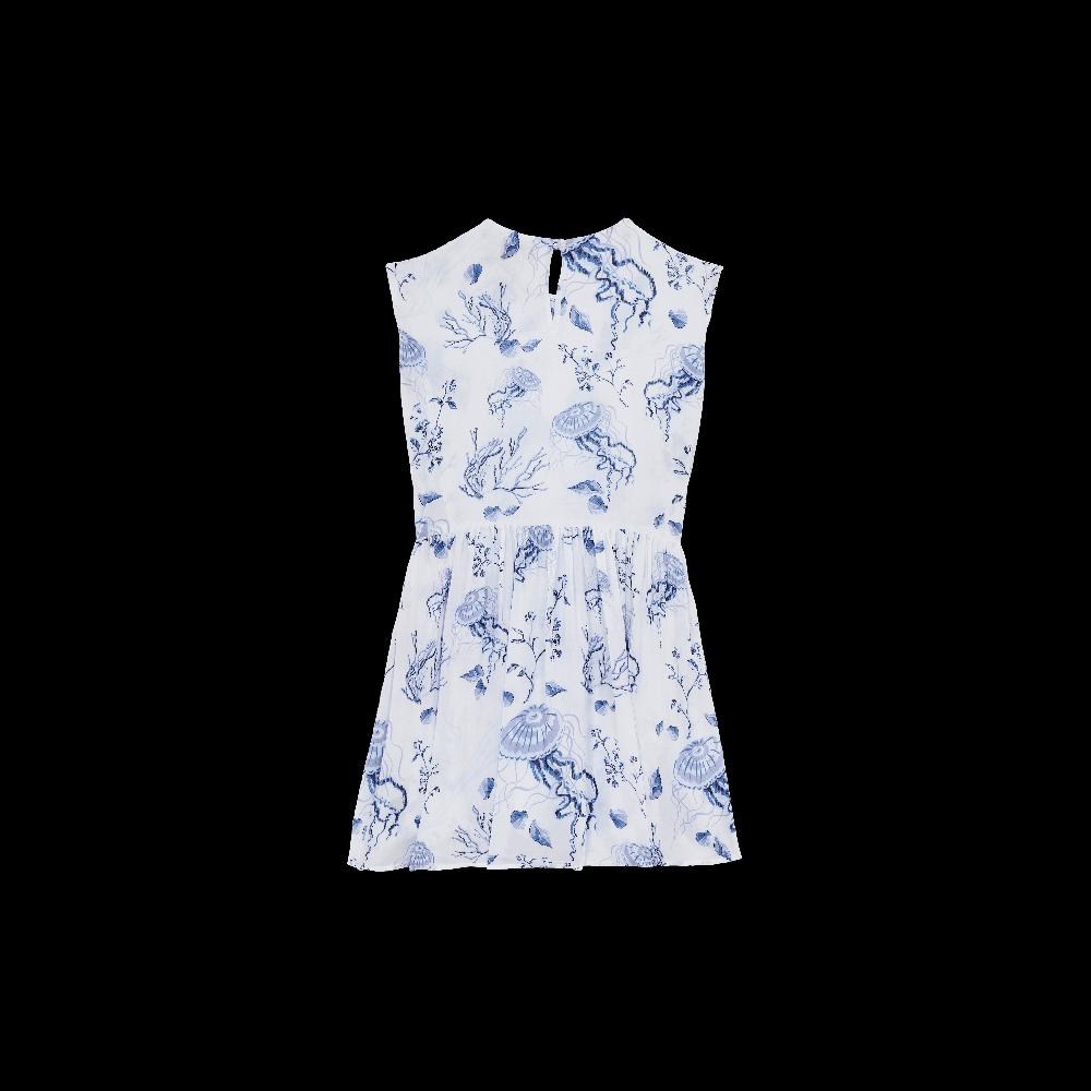 Vilebrequin Robe En Viscose Fille Medusa And Shells