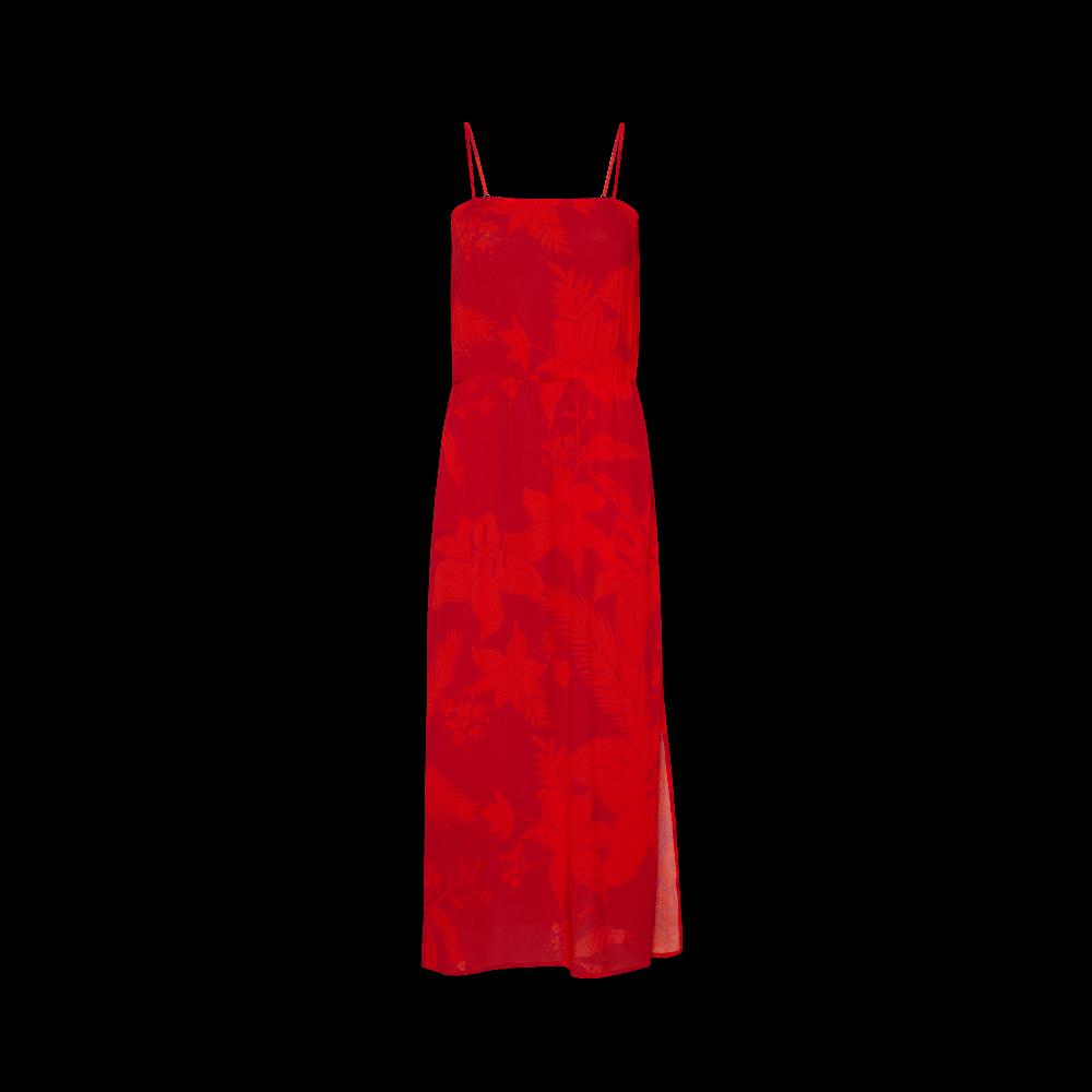Vilebrequin Robe Longue En Viscose Femme Flower Power