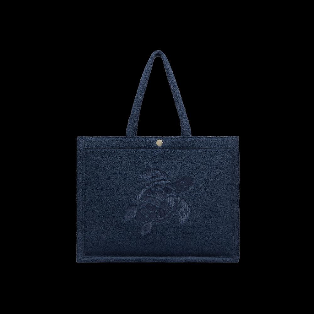 vilebrequin Sac de plage en éponge femme Tortue brodée