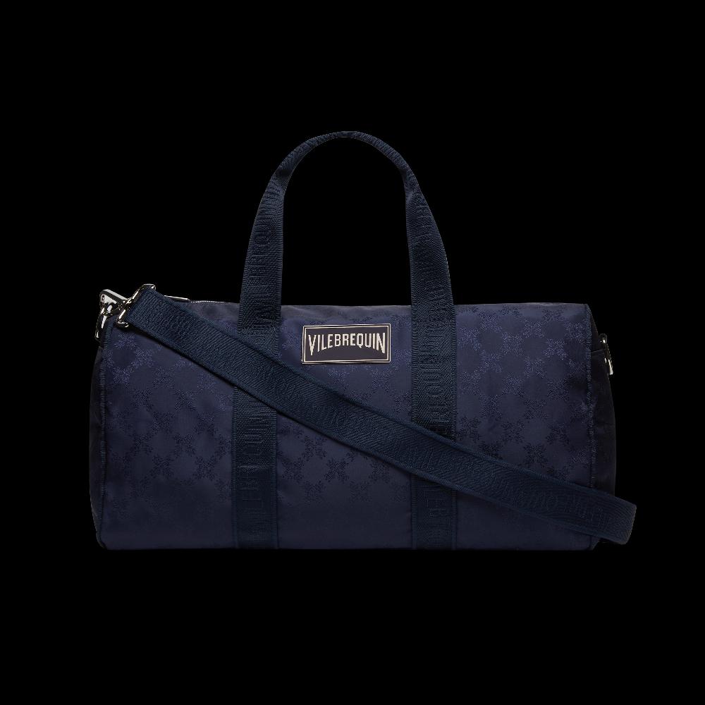 Vilebrequin Sac De Voyage 48h Turtle Monogram Jacquard