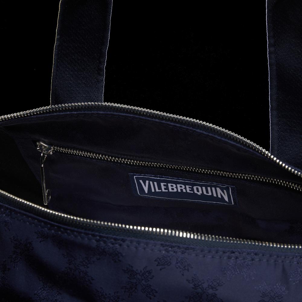 Vilebrequin Sac De Voyage 48h Turtle Monogram Jacquard