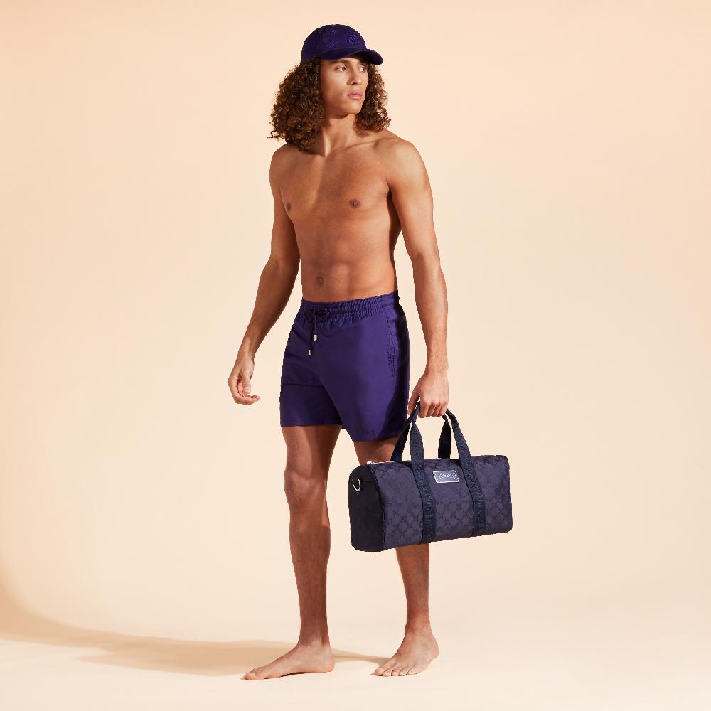 vilebrequin Sac de voyage 48h Turtle Monogram Jacquard