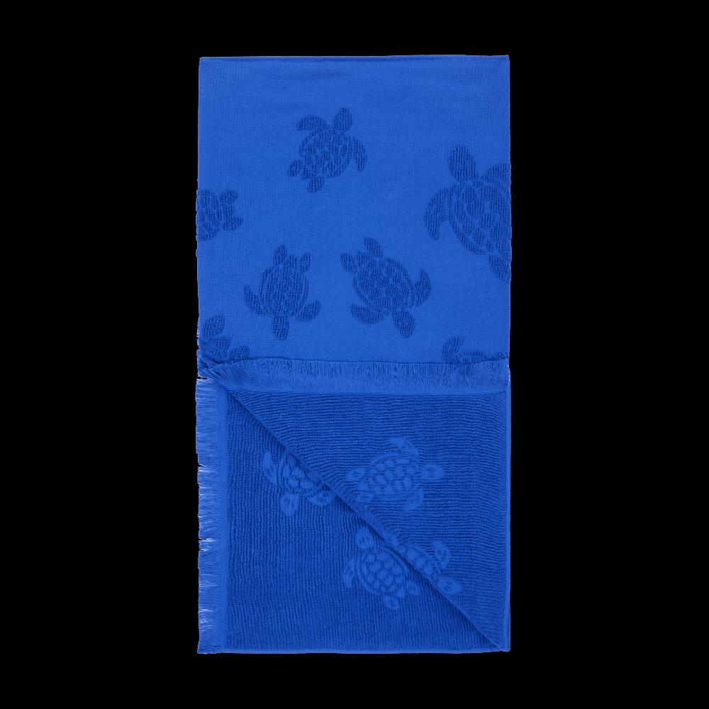 Vilebrequin Serviette De Plage Fouta Unie En Coton Organique Jacquard Tortues