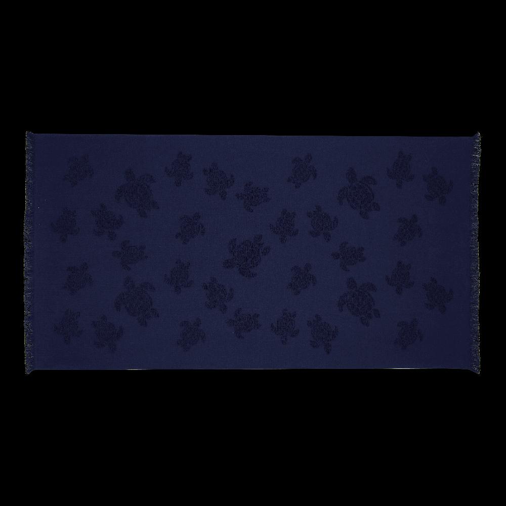 Vilebrequin Serviette De Plage Fouta Unie En Coton Organique Jacquard Tortues