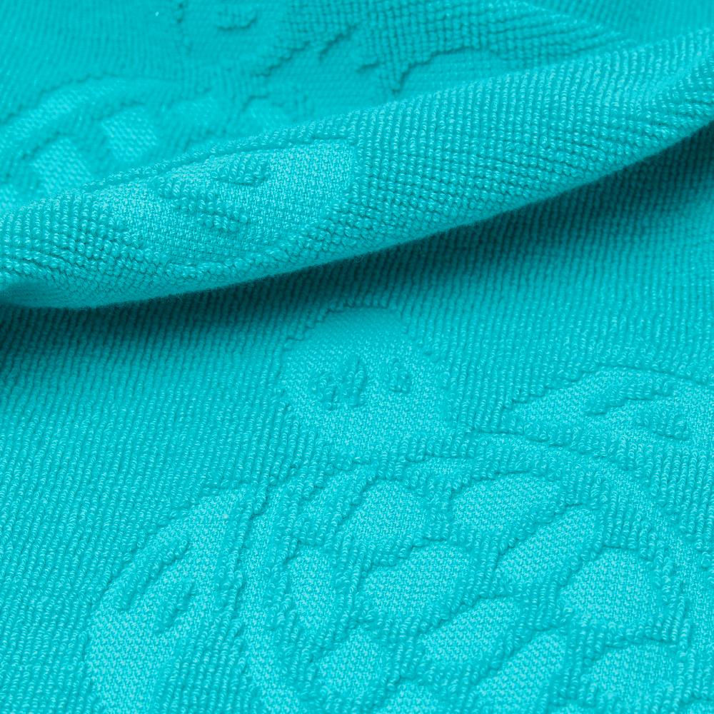 Vilebrequin Serviette De Plage Fouta Unie En Coton Organique Jacquard Tortues