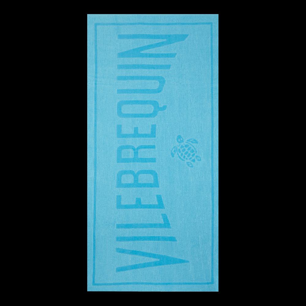 Vilebrequin Serviette De Plage Unie En Coton Organique