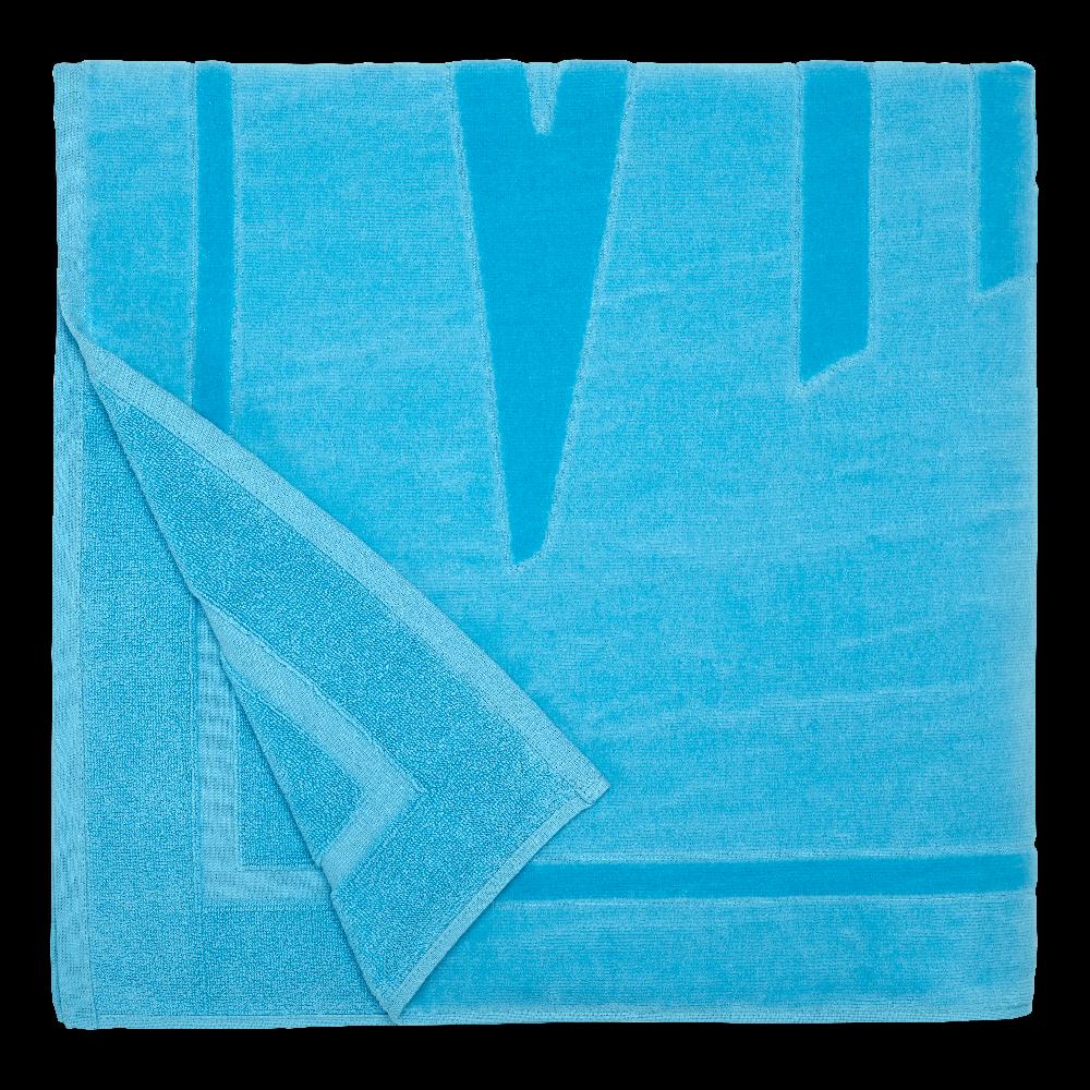 Vilebrequin Serviette De Plage Unie En Coton Organique