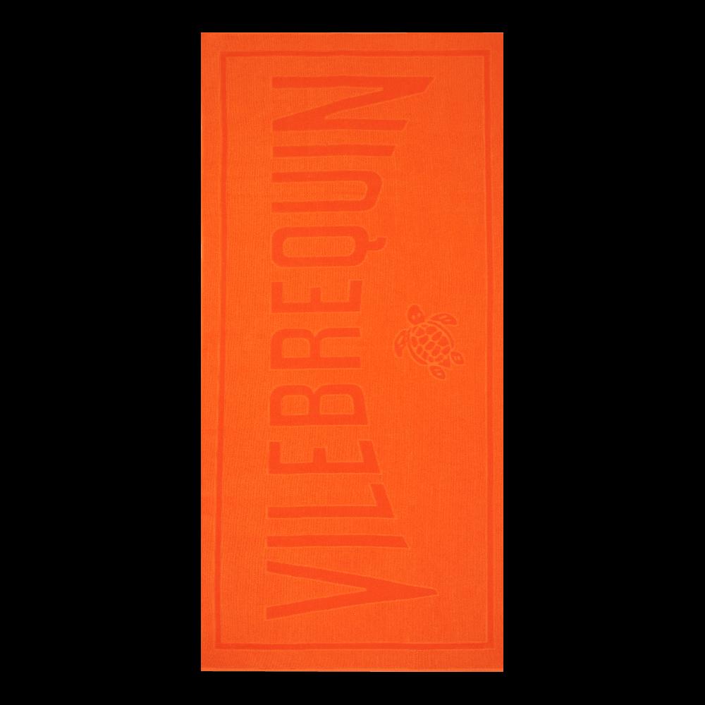 Vilebrequin Serviette De Plage Unie En Coton Organique