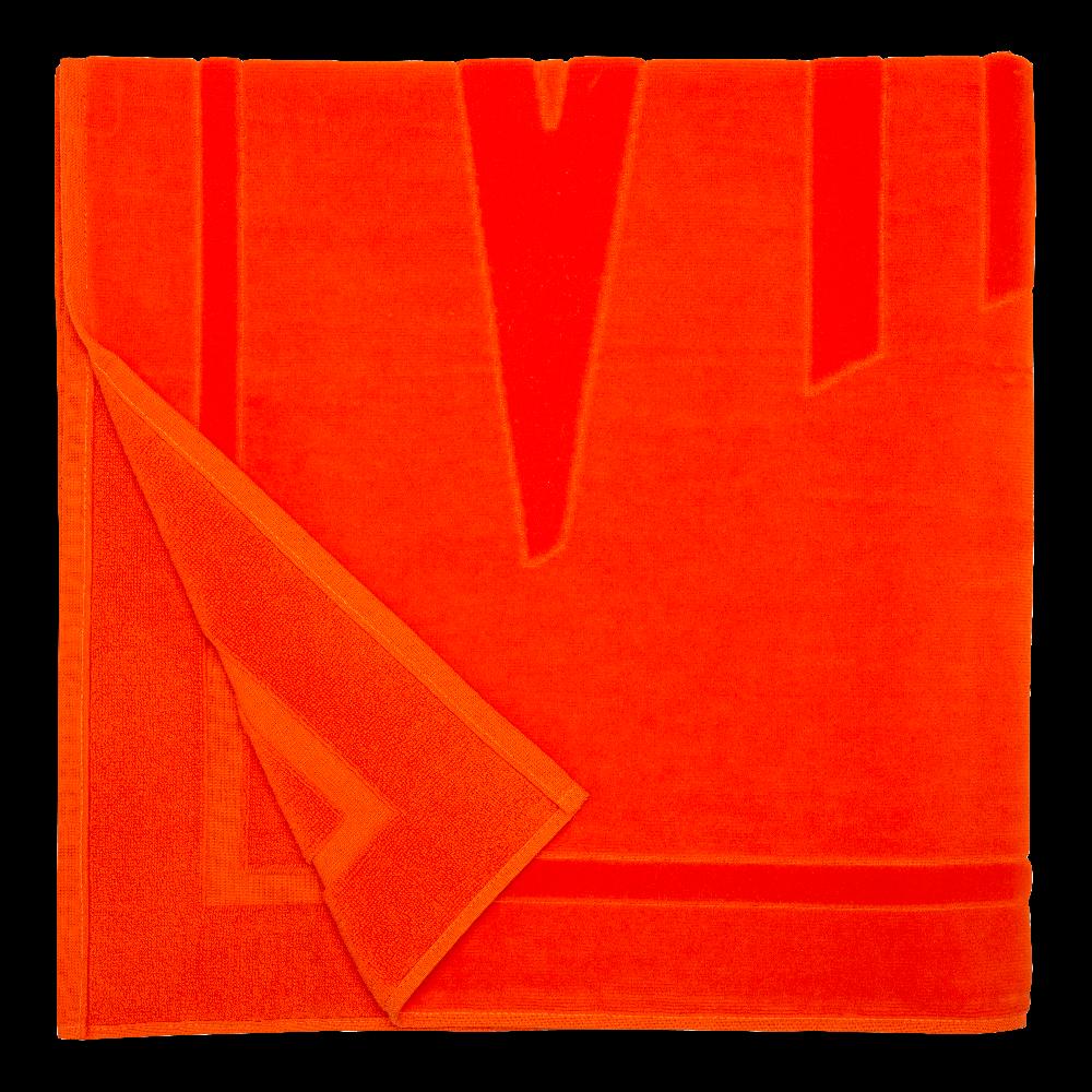 Vilebrequin Serviette De Plage Unie En Coton Organique