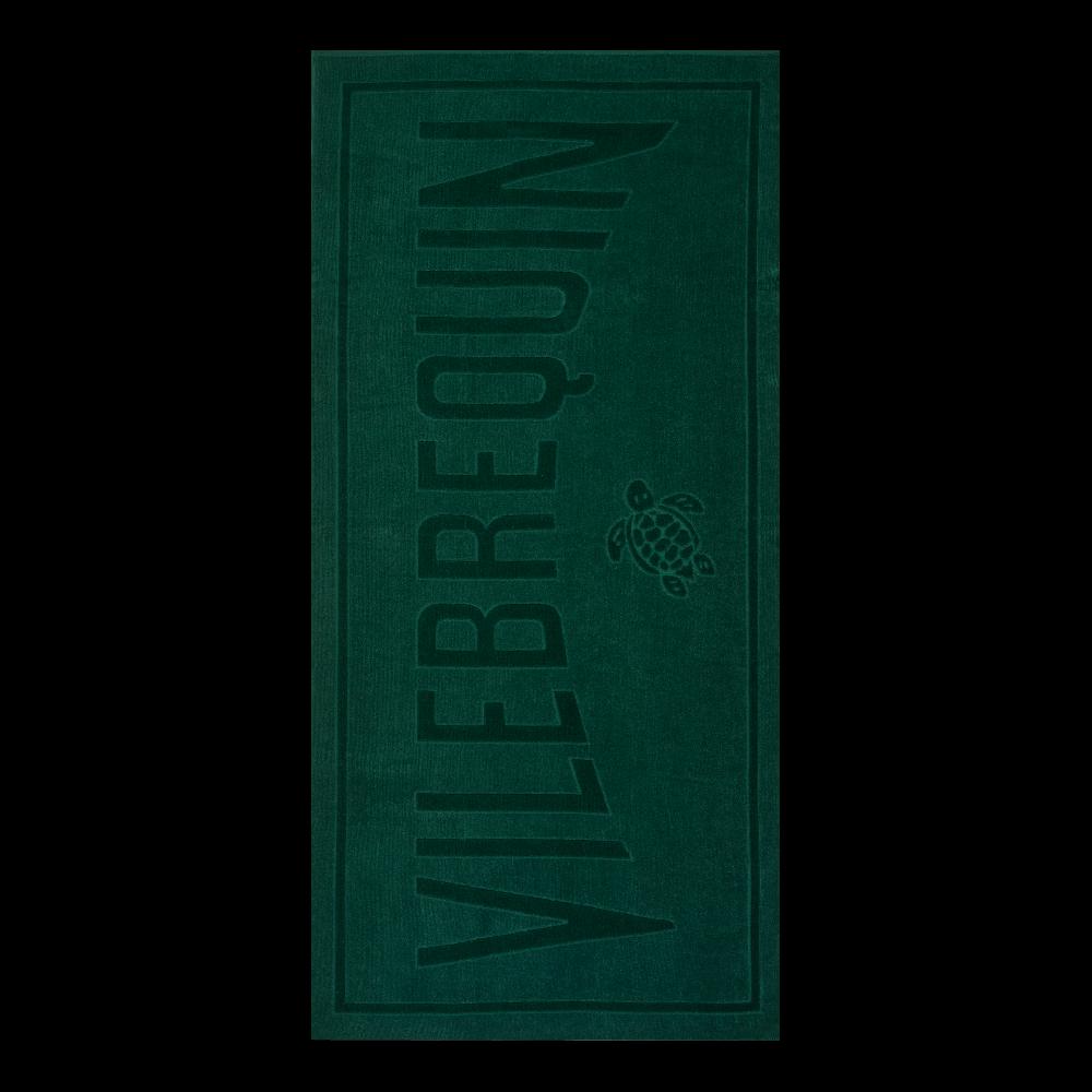 Vilebrequin Serviette De Plage Unie En Coton Organique